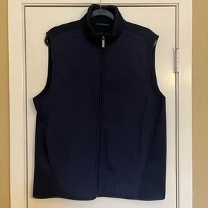 NWT Perry Ellis Navy Fleece Lined Vest